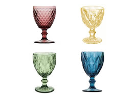 Taças decoradas para casamento e eventos especiais