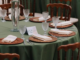 Guardanapos de tecido decorados para eventos