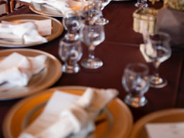 Locação de toalhas para casamento - Marcia das Toalhas